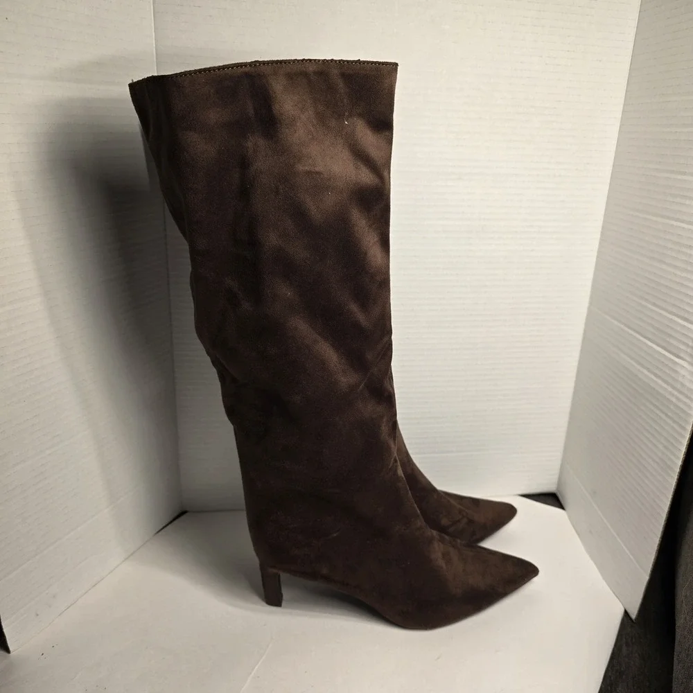 Women's Justice Boots‎ with Memory Foam Insole – A New Day Brown Size 8.5 NWT